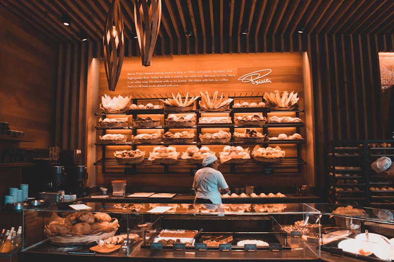 A bakery owner in their shop